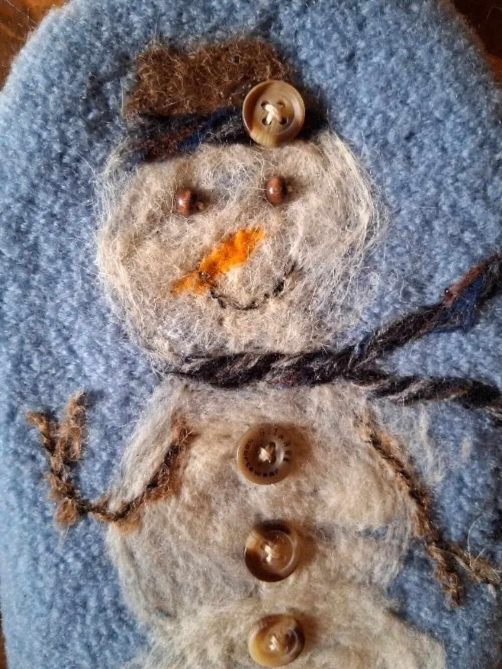 Artisan Knitted and Felted Wool Mittens